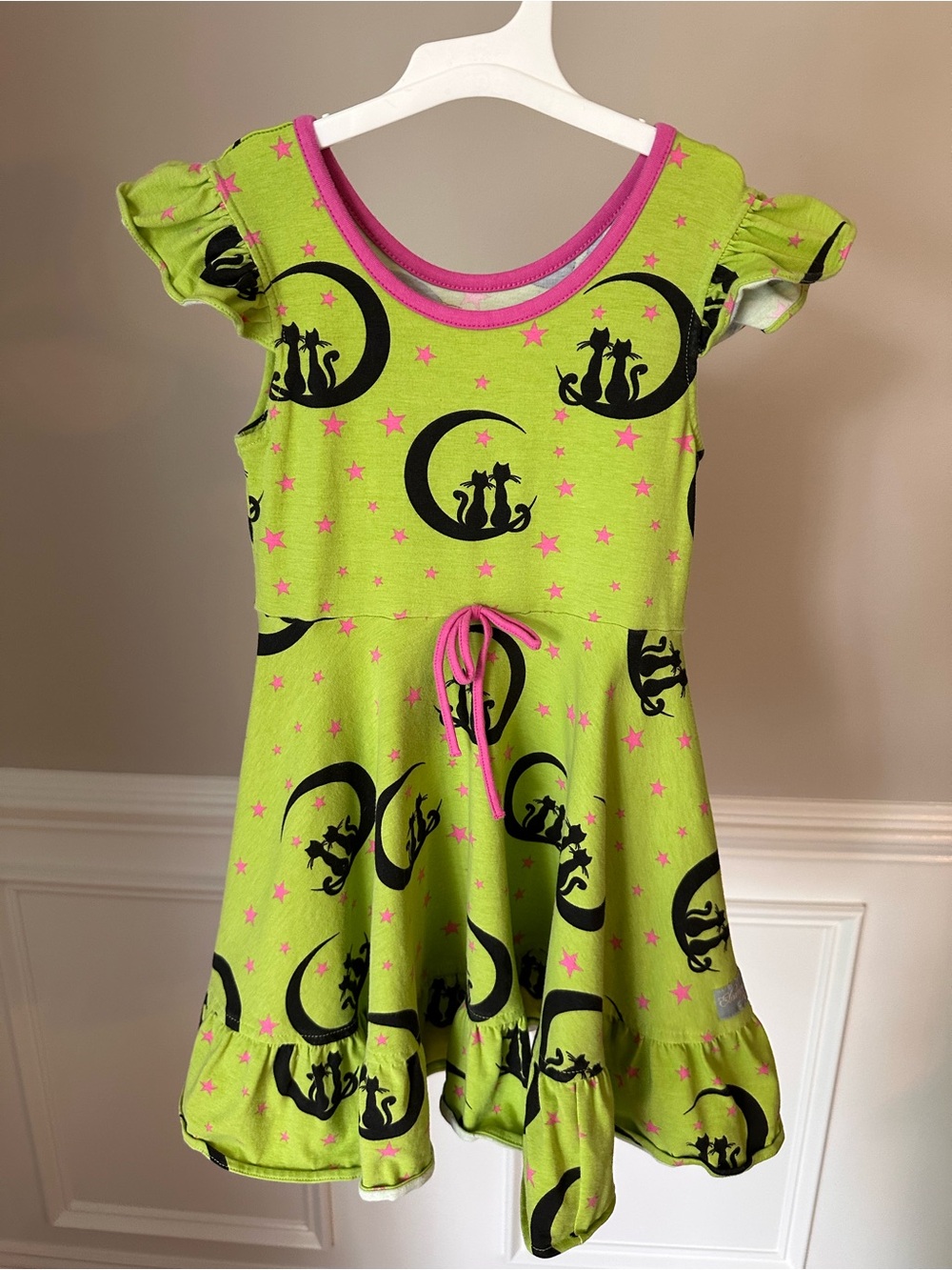 Eleanor Rose Midnight Cats Halloween Demi Dress size 5-6